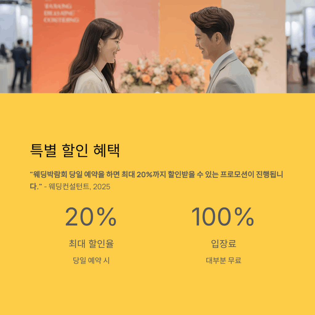 Busan Wedding Fair Schedule