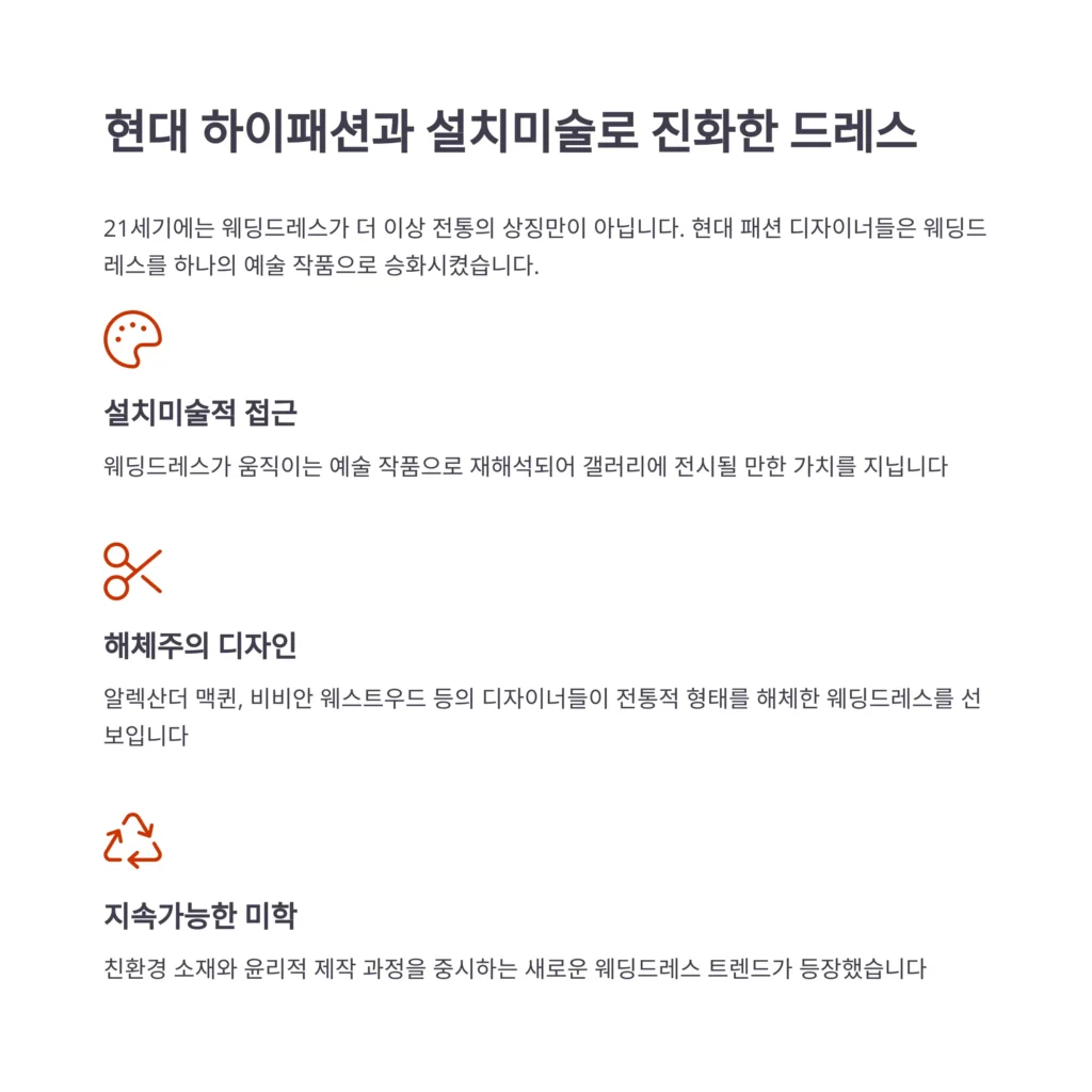 웨딩드레스 예술