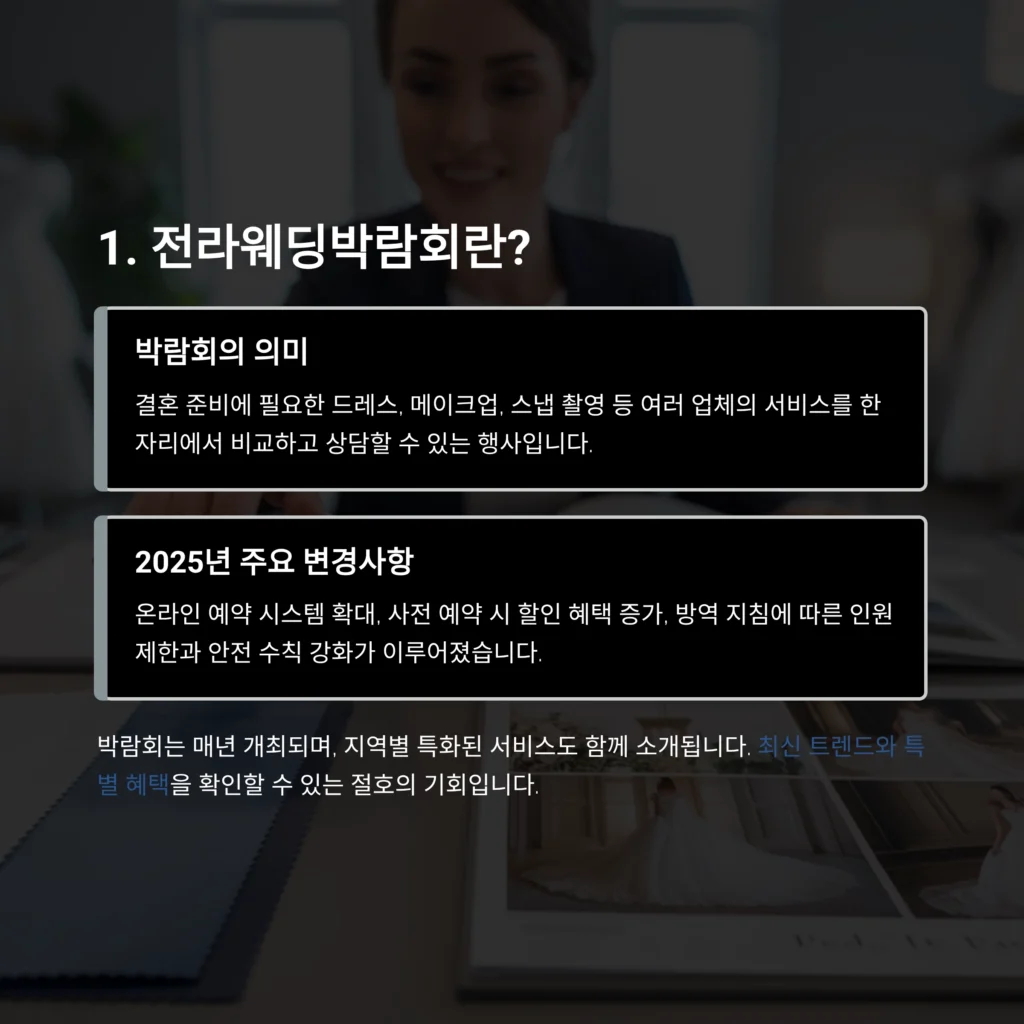 전라웨딩박람회