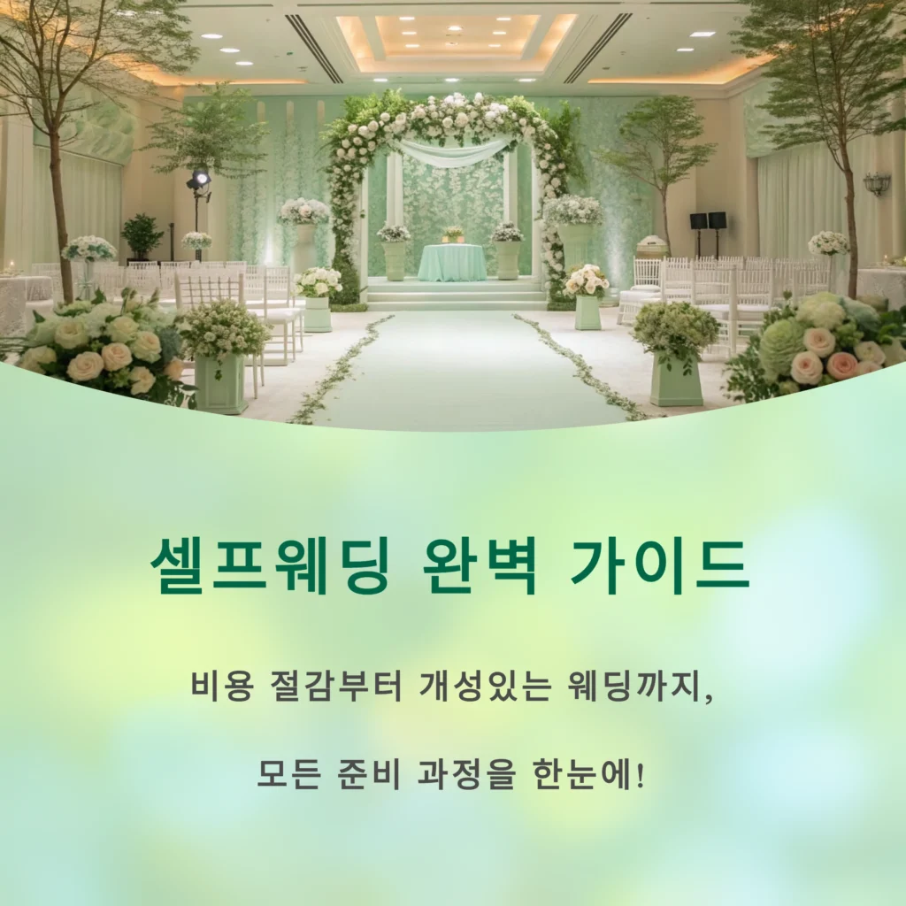 셀프웨딩스드메