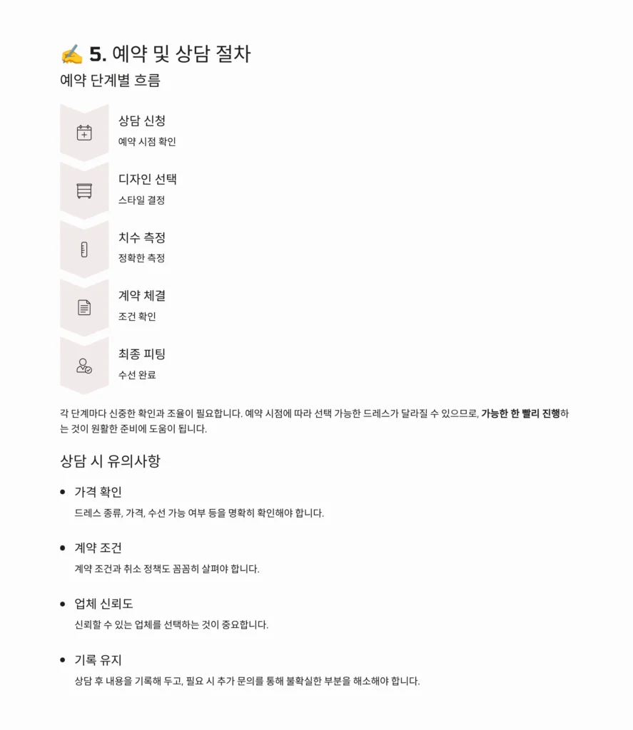 웨딩드레스 종류