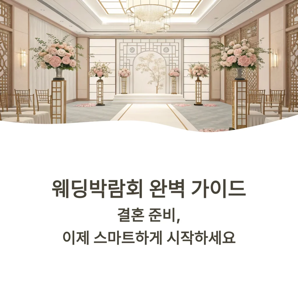 웨딩박람회일정