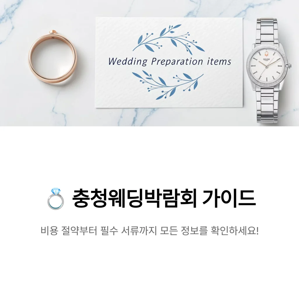 충청웨딩박람회