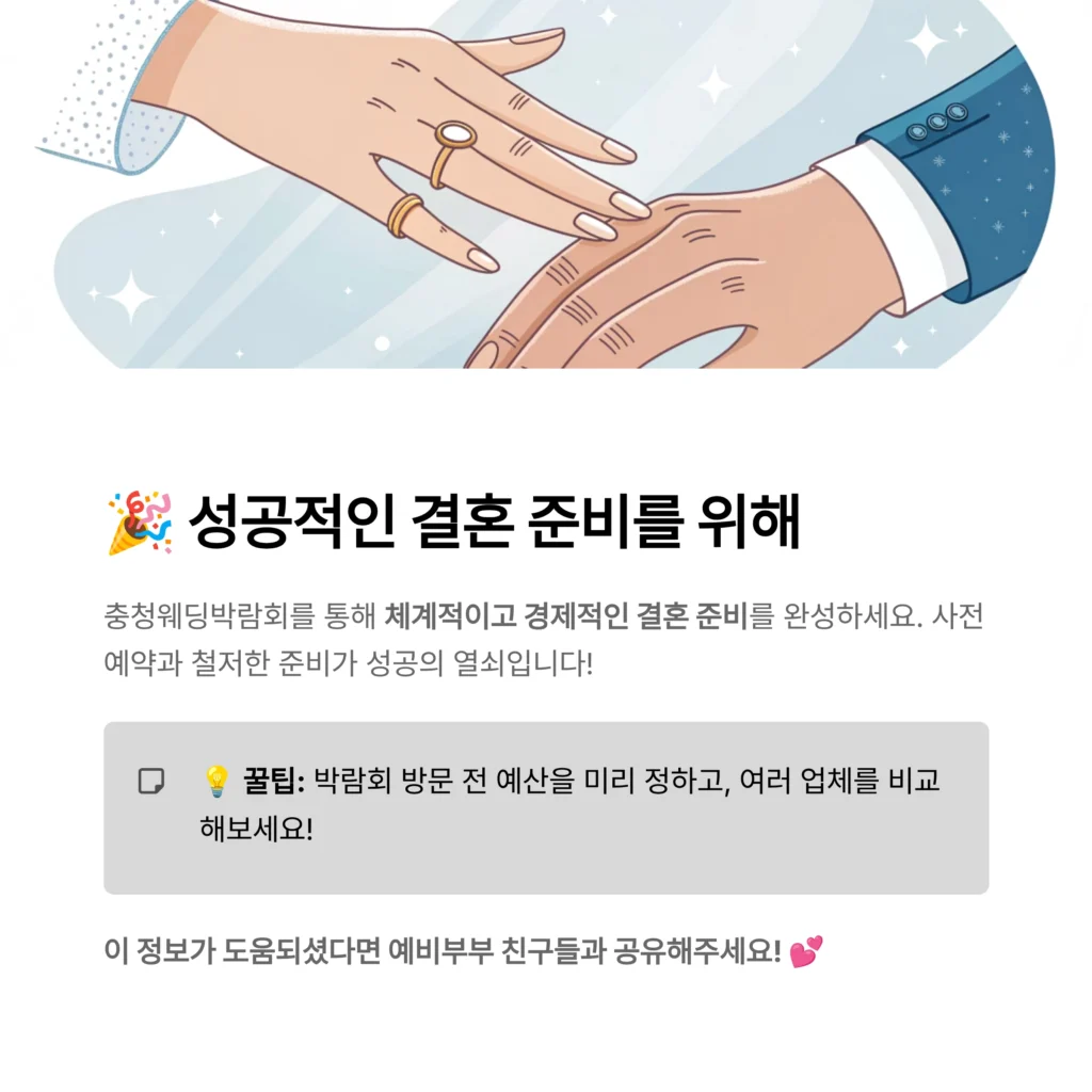 충청웨딩박람회