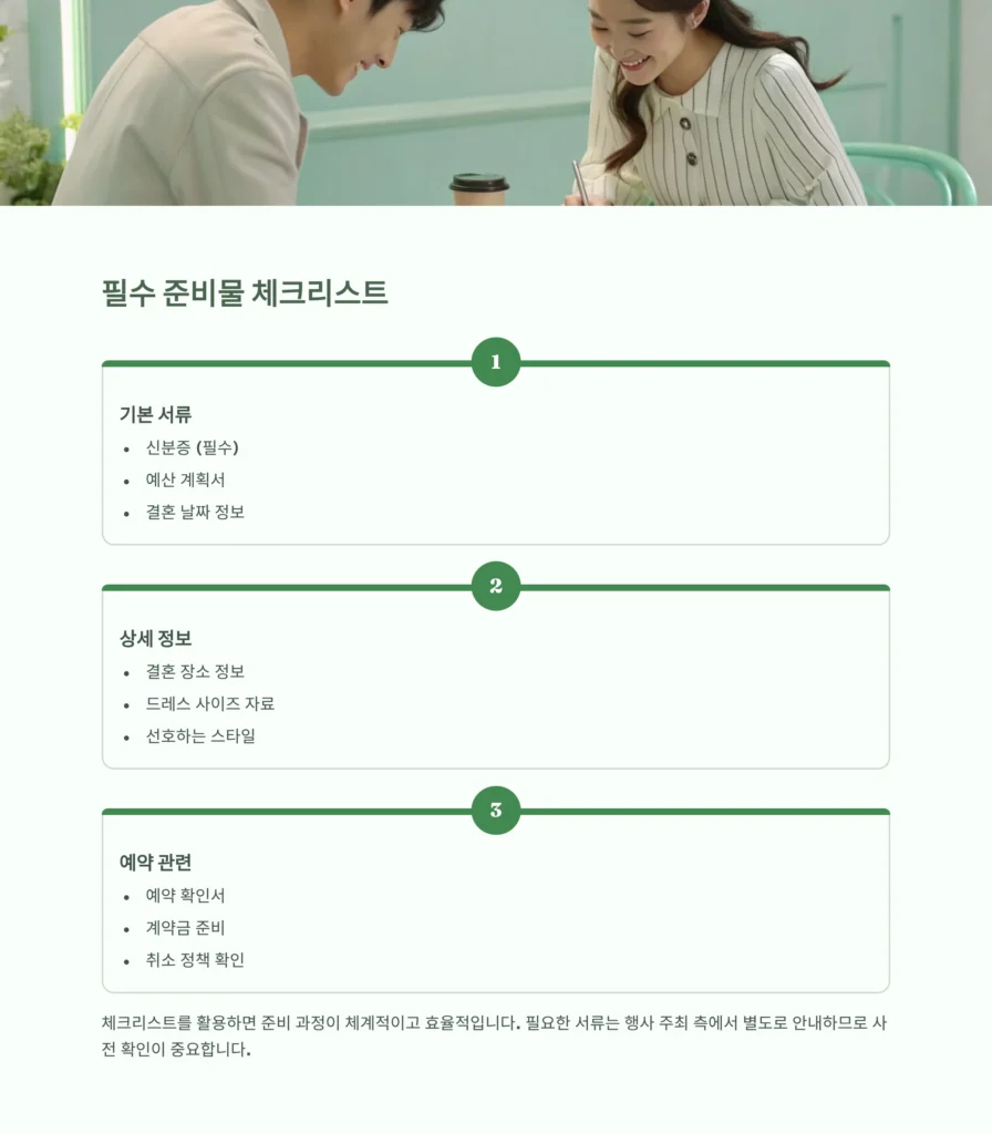 부산결혼박람회 준비