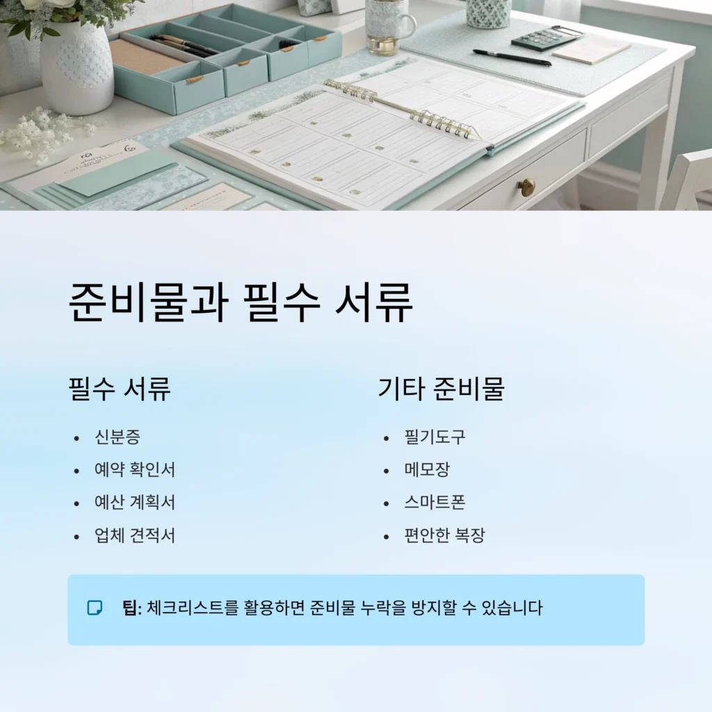 서울결혼박람회 준비