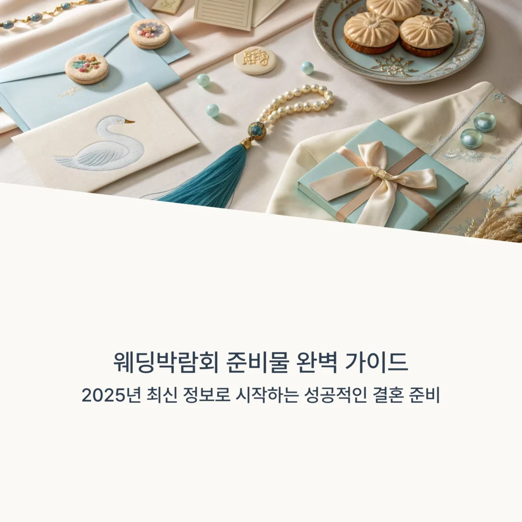 웨딩박람회 준비물