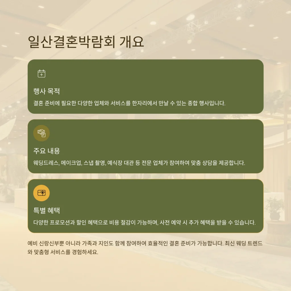 일산결혼박람회