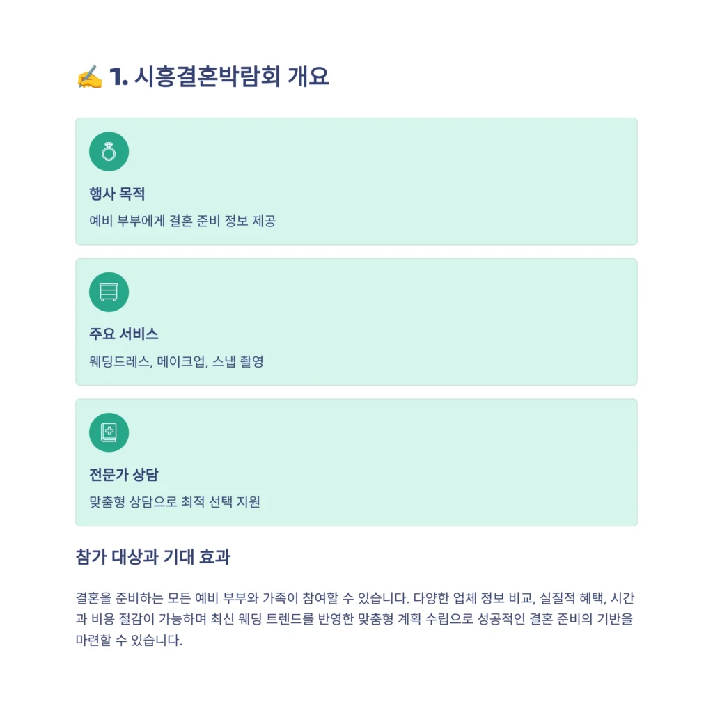 시흥결혼박람회