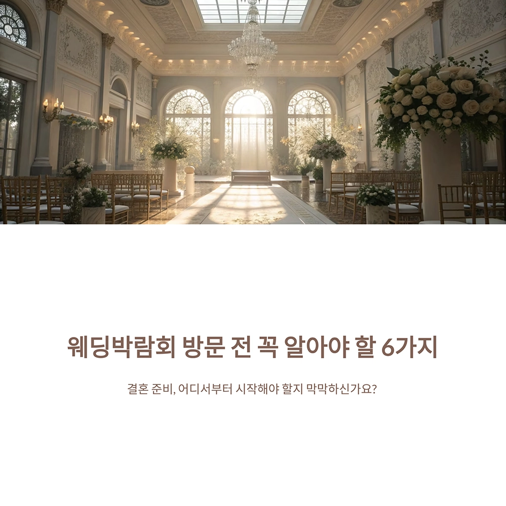 웨딩박람회 방문후기
