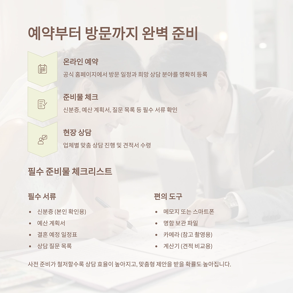 웨딩박람회 방문후기