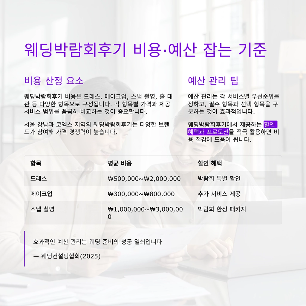 웨딩박람회후기